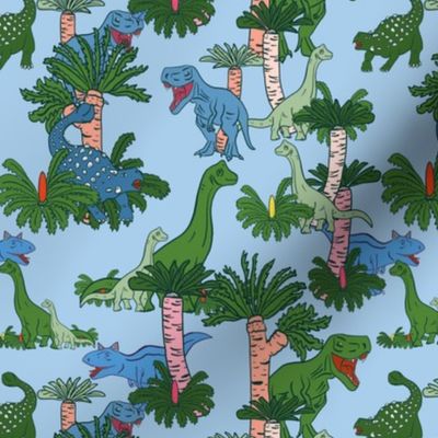 Jurassic Wonderland  In blue - small