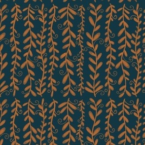 Small -  Sweeping Vine Stripes