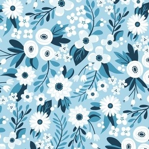 Modern Floral (Blue)