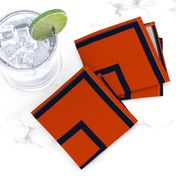 The Orange and the Navy: Window - Chicago Bears - 12in x 12in