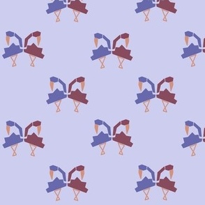 Flamingos Quilt - Purple Pink