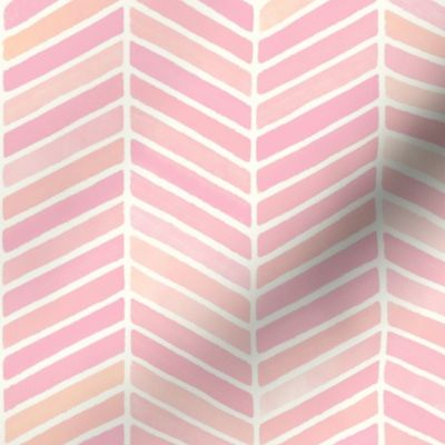 Chevron Watercolor Livingstone Natural Medium 