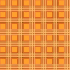Cheerful Checks Plaid Orange