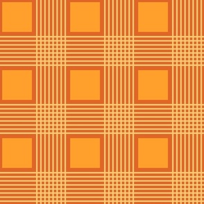 Cheerful Checks Plaid Orange large