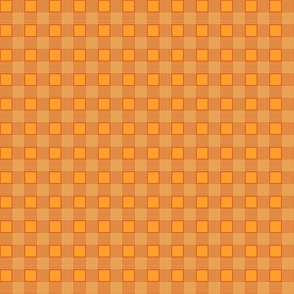 Cheerful Checks Plaid Orange small