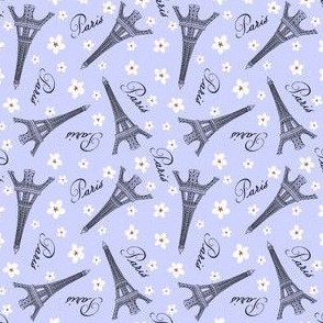 Paris Pattern Blue