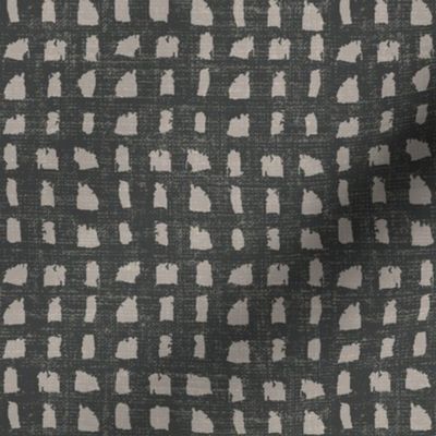 Autumn Check - Neutral Gray Grey - Medium