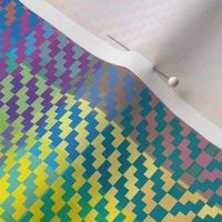 Pixel Rainbow Check | "Rainbow Kryptonite" by PXL NYC