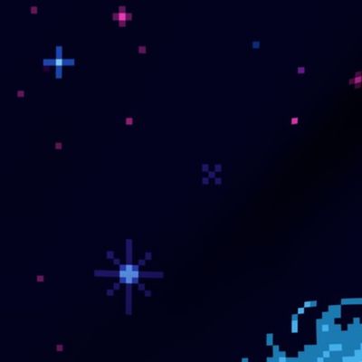 Pixel Planets & Nebula | "Nebulous" by PXL NYC