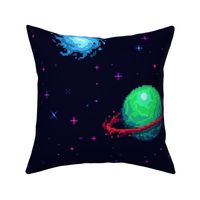 Pixel Planets & Nebula | "Nebulous" by PXL NYC