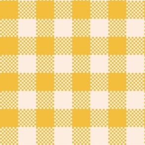 Picnic Checkboard Sunshine Yellow