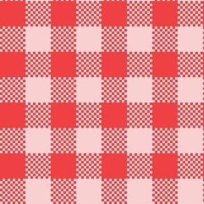 Picnic Checkerboard Pink & Red