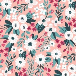 Modern Floral (Peach)