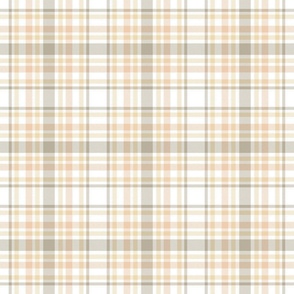 Plaid 3 (green, orange, yellow, 6 inch)