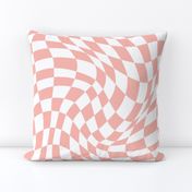 Twist checkers_Retro Pink