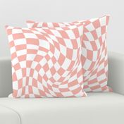 Twist checkers_Retro Pink