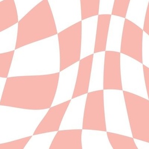 Twist checkers_Retro Pink