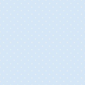 Blue Ocean Rose - Coordinating Polka Dots Light
