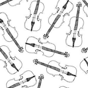 Violins // Black White Musician