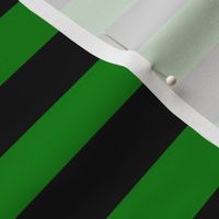 Halloween Holiday 1 inch Black and Alien Green Witch Stripes