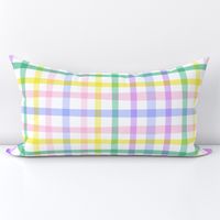 Cheerful Checks Summer Gingham Large Scale by Jac Slade