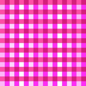 hot pink check (spoonflower challenge)
