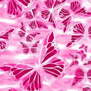 Flutter by Butterflies Dark Pink