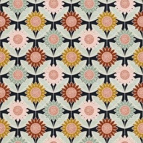 Scandi vintage florals Small scale