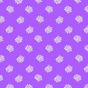 Art Deco Fan Flutter! - bubblegum purple, small 