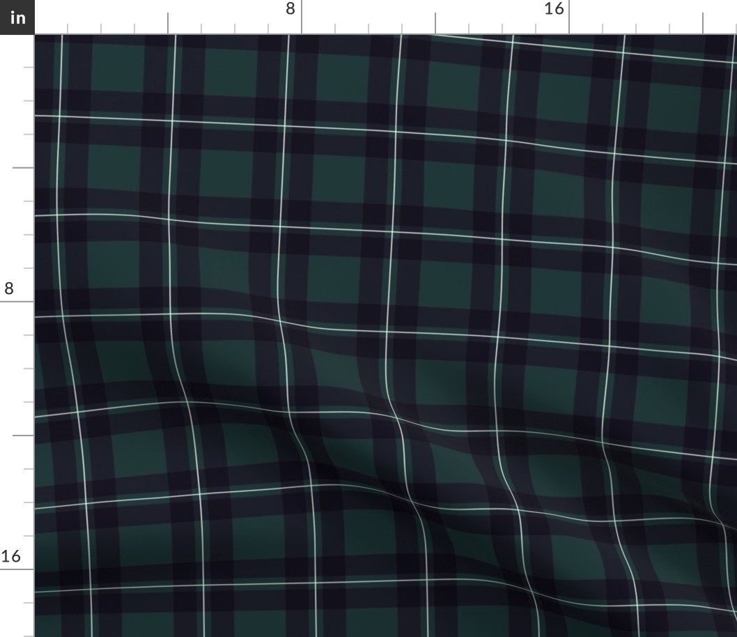 Traditional christmas plaid design for autumn gingham check design in neutral pine green