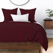 Traditional christmas plaid design for autumn gingham check design in neutral burgundy red