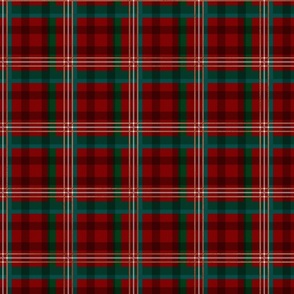 red plaid with green