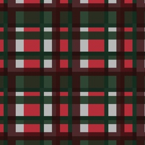 red and green plaid 