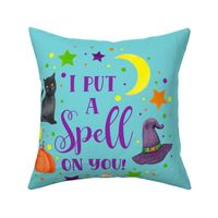 18x18 Panel I Put a Spell On You Halloween for DIY Throw Pillow or Cushion Cover