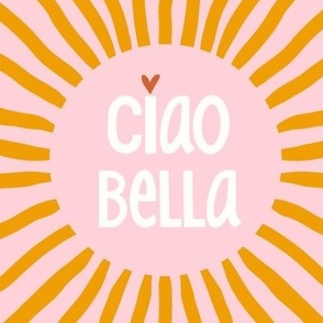 ciao bella/orange and pink
