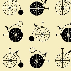 M - circus bicycles - beige