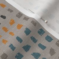 Autumn Check - Multi-Color on Light Gray - Medium