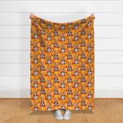 Fall gnomes fabric large scale