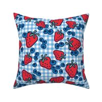 Berry Berry Gingham - Large Scale