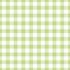 Lime Zest Gingham Plaid Small