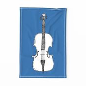 Violin  Stringed Instrument Blue