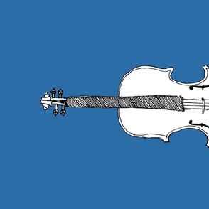 Violin  Stringed Instrument Blue