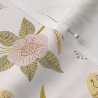 Yellow Parakeets - Fabric