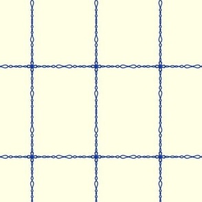 Twisted Blue Chains Grid