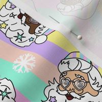 RAINBOW SANTA-PASTEL