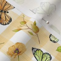 Cheerful check butterflies