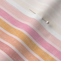 70s Retro linen stripe_sunset