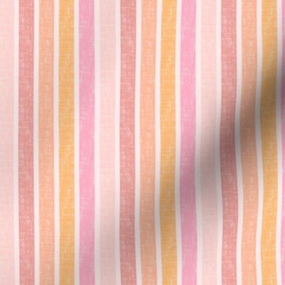 70s Retro linen stripe_sunset