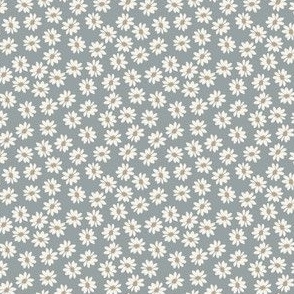 Wild Daisy : dark blue + cream - mini