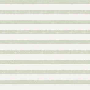 Mint Green Horizontal Beach Stripes - Medium